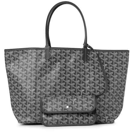 Goyard Saint Louis PM Tote, Grey
