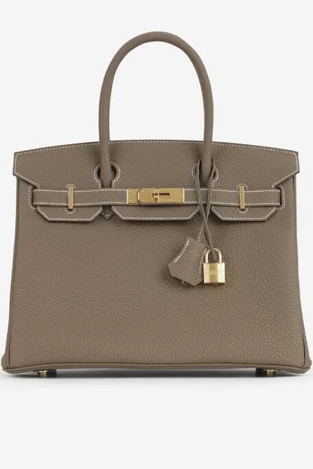 Hermes Birkin 30 Togo, Gold Hardware